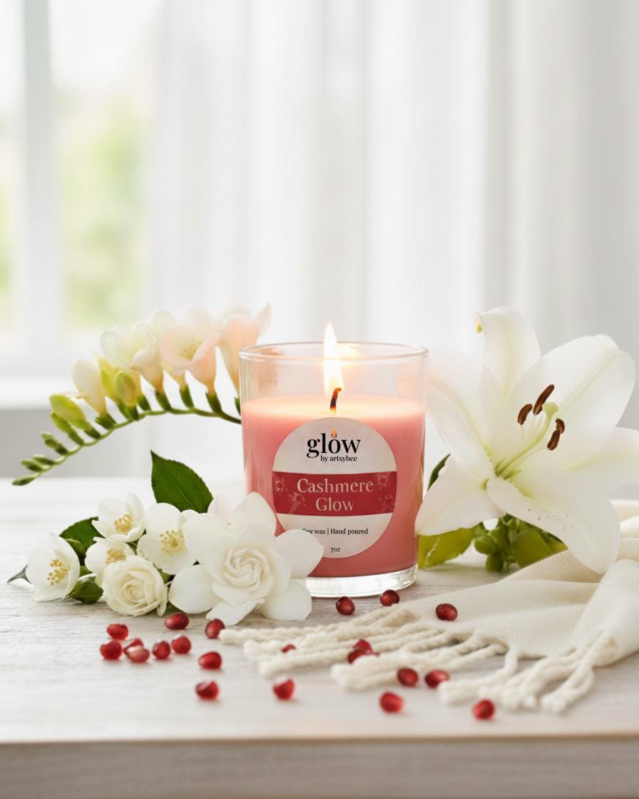 Glow Candle | Cashmere