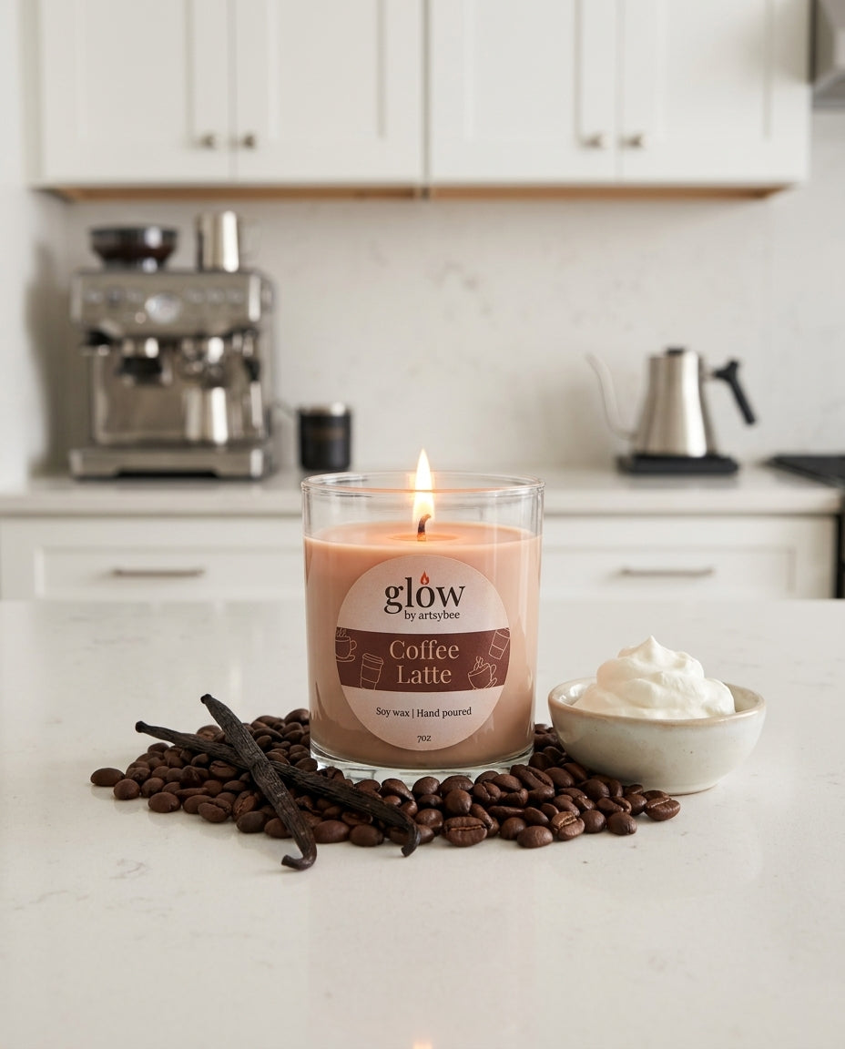 Glow Candle | Coffee Latte