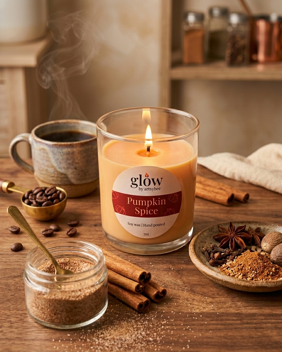 Glow Candle | Pumpkin Spice